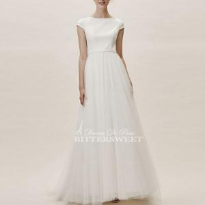 ウェディングドレス トレーンドレス ファスナータイプ