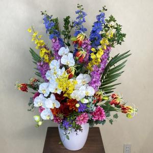 演壇花 花瓶花 光触媒 造花 フラワーアレンジ...の詳細画像3