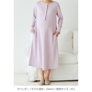 マタニティパジャマ ネクリジェ 綿100% ガ...の詳細画像4