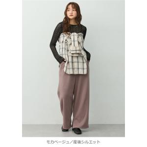 マタニティ パンツ ワイドパンツ 妊婦服 冬 ...の詳細画像5