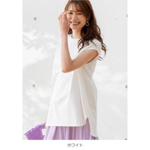 マタニティ カットソー トップス 授乳口付 妊...の詳細画像3