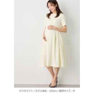 マタニティ ワンピース 半袖 授乳服 タック ...の詳細画像5