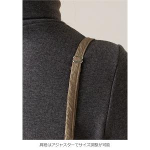 マタニティ ワンピース 前開き 長袖 ふくれジ...の詳細画像3