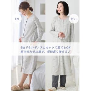 マタニティパジャマ 授乳服 妊婦 前開き 長袖...の詳細画像2