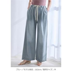 マタニティパンツ ズボン エンジェリーベ デニ...の詳細画像1