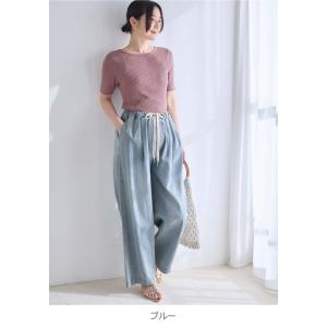 マタニティパンツ ズボン エンジェリーベ デニ...の詳細画像5