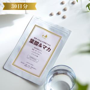 在庫処分 葉酸サプリ 30日分 Anges アンジェス葉酸&マカ　ビフィズス菌プラス