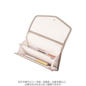 母子手帳ケース A5サイズまで収納 Rosem...の詳細画像4
