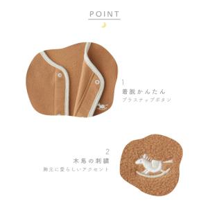 スリーパー フリース ベビー服 ANGELIE...の詳細画像3