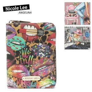 数量限定 NICOLE LEE ニコールリー PRT7453 レディース カードケース ポーチ カード入れ リップ  インスタ 箱付 ニコルリー ラウンドファスナー｜angelina