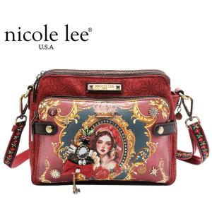 数量限定 NICOLE LEE ニコールリー TQ17004 THE QUEEN 2WAY ショルダーバッグ クロスボディ ポーチ ビジュー ミニバッグ リボン ロココ 女王