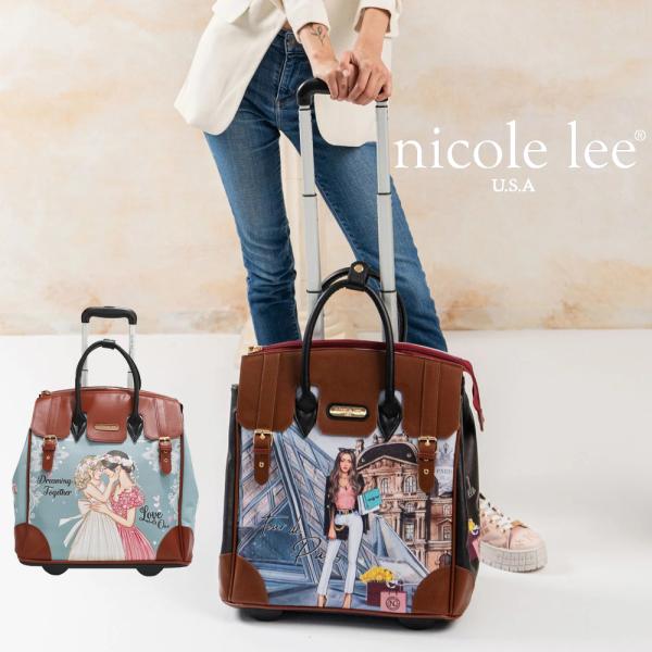 数量限定 NICOLE LEE ニコールリー RT1500 FIONA ROLLING TOTE B...