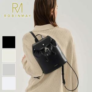 保証付 返品OK  正規品  2024 ROBINMAY ロビンメイ  WD006 RM 秘境北歐後背包 レディース RMロゴ ミニリュック 大人リュック 巾着 シンプル｜angelina