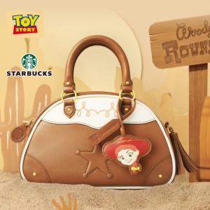 2026 保証付 返品OK 海外限定 Starbucks Toy Story 激レア トイストーリー Cowgirl Bolling Bag ジェシー ブラウン カウガール ミニボストン ハンドバッグ