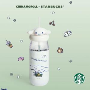 2026新ブランド！保証付 返品OK 海外限定 Starbucks × Cinnamoroll コラボタンブラー スターバックス × シナモロール コールドカップ 503ml 水筒 サンリオ