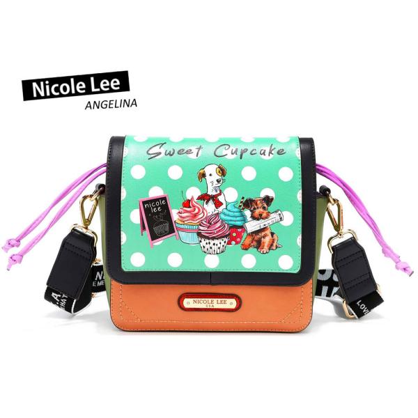 数量限定 NICOLE LEE ニコールリー CPD16310 レディース  パステルドット柄 スク...