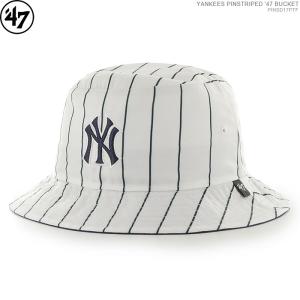 47 ハット ヤンキース Yankees フォーティーセブン バケットハット YANKEES PINSTRIPED '47 BUCKET｜angelitta