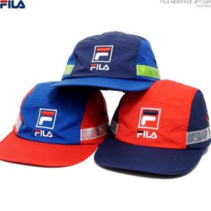 クーポン配布/ FILA キャップ フィラ キャップ ストラップバック FILA HERITAGE JET CAP｜angelitta