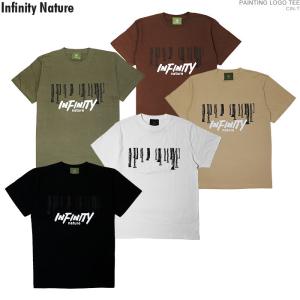 クーポン配布/ Infinity Nature Tシャツ インフィニティ ネイチャー 半袖 PAINTING LOGO TEE｜angelitta