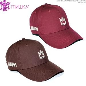 クーポン配布/ mishka ミシカ キャップ ストラップバック メンズ 帽子 MISHKA CROWN STRAP BACK CAP｜angelitta