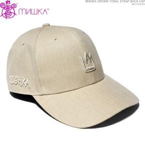 クーポン配布/ mishka ミシカ キャップ ストラップバック メンズ 帽子 MISHKA CROWN TONAL STRAP BACK CAP｜angelitta