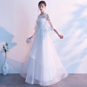 二次会 花嫁 白 ワンピースの商品一覧 通販 Yahoo ショッピング