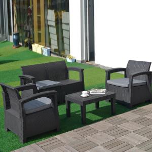 ラタン調ガーデンファニチャーセットガーデンテーブルセット ガーデン