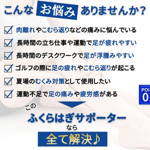ふくらはぎサポーター 2枚入り 着圧ソックス ...の詳細画像1