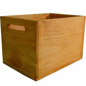 ウッドボックス 収納箱 木箱 カントリー ナチュラル 35×25×23cm 木製 ヒノキ ハンドメイド 受注製作｜angelsdust