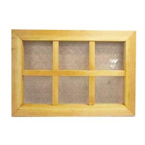 カフェ窓 室内窓 フィックス窓 フローラガラス 木製 ひのき （35×50cm・厚み3.5cm）北欧 ナチュラル 受注製作｜angelsdust