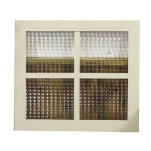 ガラスフレーム アンティークホワイト 40×2×45cm クロスガラス