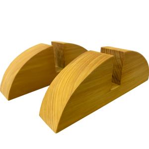 フレームスタンド ナチュラル 4×20×7cm 2個セット 凹部分3×5cm 直立タイプ 木製 ひのき ハンドメイド 受注製作｜angelsdust