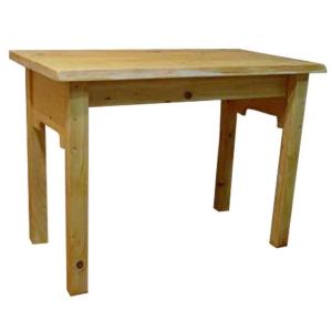 テーブル 自然の形そのまま ライトオーク w95d49h68cm 自然木 木製 ひのき 受注製作｜angelsdust