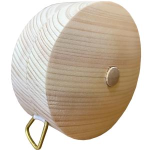 メジャー 無塗装白木 Φ6×3cm グラスメジャー 洋裁用 採寸