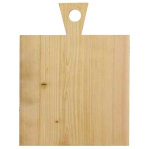 カッティングボード まな板 無塗装白木 w23d2h30cm ピザピール型 木製 ひのき 受注製作｜angelsdust