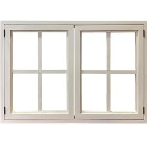 室内窓 透明ガラス扉 アイアンつまみ 両面桟入り