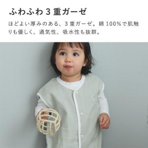 3重ガーゼスリーパー 綿100% 日本製 春 ...の詳細画像5