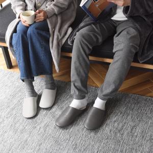 ぴったりフィットの 洗える ルームスリッパ ス...の詳細画像1