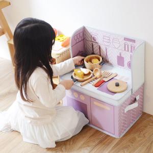 おままごとができる キッズ 収納ボックス おままごとキッチン ごっこ遊び おままごと キッチンセンター 収納 おもちゃ／kukka ja puu koti クッカヤプー