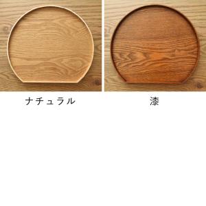 お盆 36cm 半月膳 半月盆 天然木 カフェ...の詳細画像1