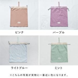 北欧シンプル無地 巾着袋 大 体操着袋 入園準...の詳細画像3