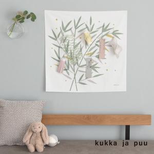 七夕 タペストリー 笹 タペストリー壁掛け 70×70cm／kukka ja puu クッカヤプー｜angers