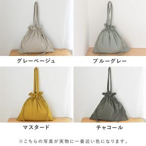 巾着サブバッグ 巾着バッグ 巾着ショルダーバッ...の詳細画像3
