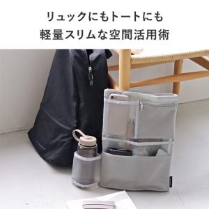 バッグインバッグ 軽量 縦型 リュック 自立 ...の詳細画像4