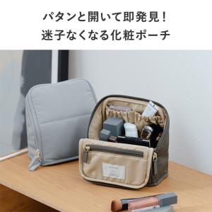 メイクポーチ 大容量 メイクポーチ 自立 取り...の詳細画像4