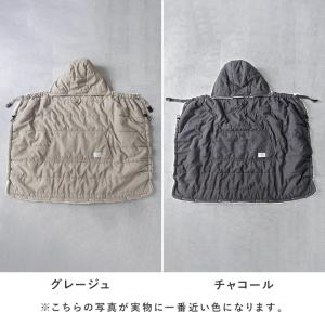 3way 防寒ケープ 抱っこ紐 ベビーカー フ...の詳細画像3
