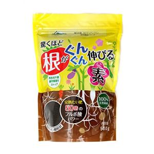 PIC-BIO 地力の素 「驚くほど根がぐんぐん伸びる素 500ｇ」 (腐植酸) 黒の商品画像