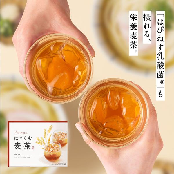オムテック はぐくむ麦茶 GABA テアニン 葉酸 ビタミンD 国産 妊活 個包装 粉末顆粒 お茶 ...