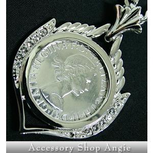 5セント a 18kgp コインネックレス エリザベスコイン ゴールド 18金