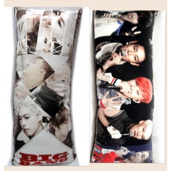 【中綿付き】 BIGBANG ビッグバン クッション カバー 布製 両面 ミニ 抱き枕 枕 韓流 ア...